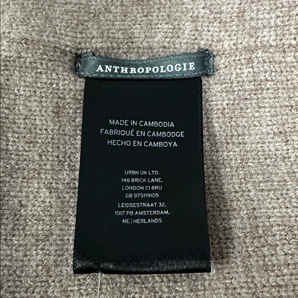 Anthropologie Dusty Rose Knit Beanie